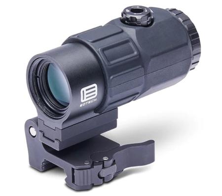 Eotech G45 Magnifier 5x Features Switch-to-Side Mounting System | Black | G45STS