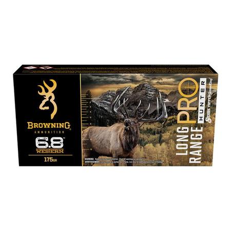 Browning Ammo Long Range Pro Hunter 6.8 Western 175 gr 2835 fps Sierra Tipped