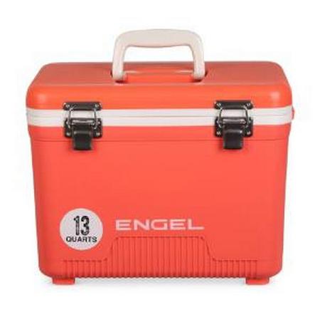 Engel Cooler Dry Box - 13 Quart | Coral