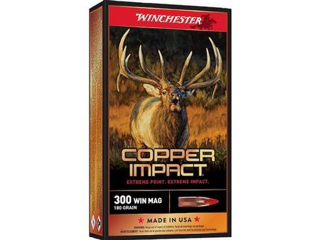 Winchester Deer Season XP Copper Impact 300 Winchester Magnum 180 Grain CEP | 20 Rounds (Lead Free)