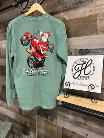 Huck Mens Ls 2022 Christmas Tee