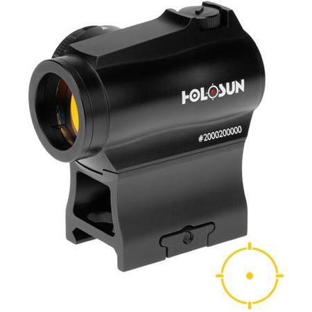 Holosun HS 503R Micro | 1x2 MOA/65 MOA | Gold Dot & Circle | Black | HE503RGD