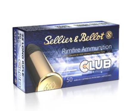 Sellier & Bellot 22 LR 40 Grain LRN | 50 Rounds