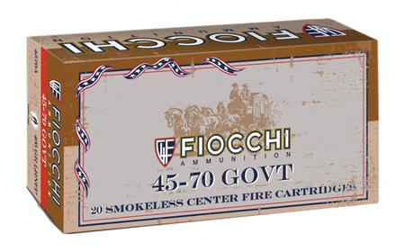 Fiocchi Cowboy Action  45-70 Gov 405 gr 1185 fps Lead Round Nose Flat Point (LRNFP) 20 Bx/10 Cs