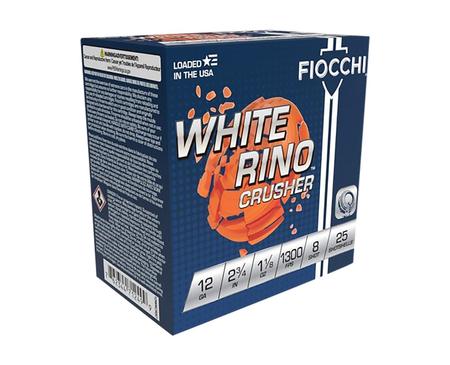 Fiocchi Exacta Target White Rino Crusher 12 Gauge 2.75