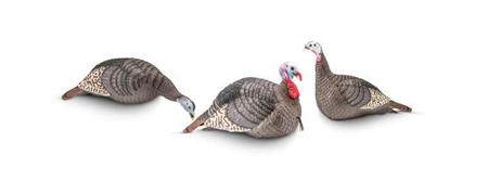 Hunters Specialties Strut-Lite Flock Turkey Decoy 3 Pack