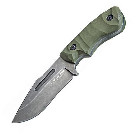 Boker Magnum Lil Giant - Clip Point - Dark Stonewash & Green G10