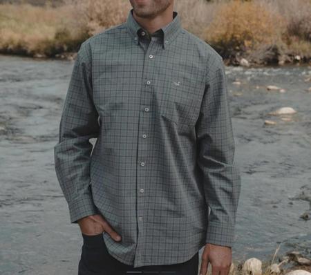 Southern Marsh Oak Grove Men's Washed Gingham Shirt