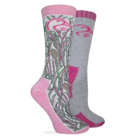 Carolina Hosiery Women's Ducks Unlimited Crew Socks 2 Pack