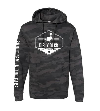 Dirty Duck Shoot Em Hoodie Black