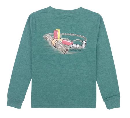 Properly Tied Youth Ls The Call Tee