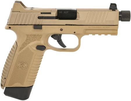 Fn 545 Tactical Flat Dark Earth .45 Acp 4.7