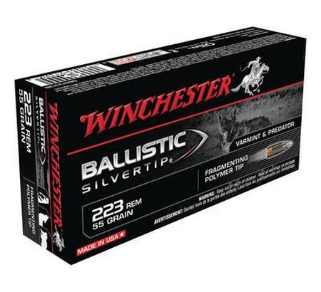 Winchester Ballistic Silvertip 223 Rem 55 Grain | 20 Rounds