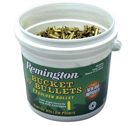 Remington Bucket Of Bullets High-Velocity .22 LR 36 Grain PHP | 1400 Rounds