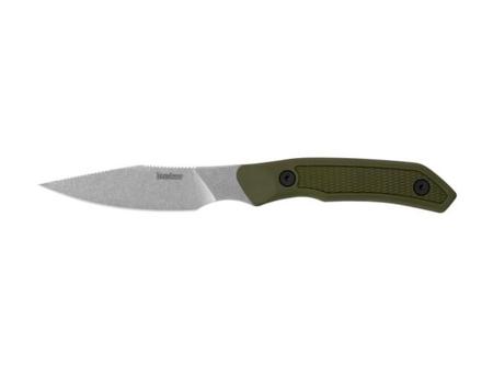 Kershaw Deschutes Caper - Fixed Blade Clip Point - Olive Handles - Includes Sheath