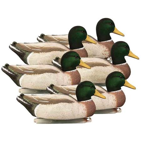 Higdon Magnum Mallard Foam Filled Drake With Flocked Heads - 6 Pack