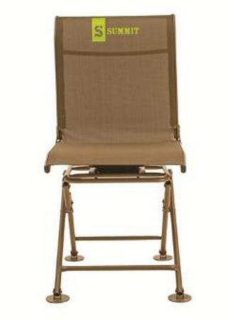 Summit Mesh Swivel Chair In Brown