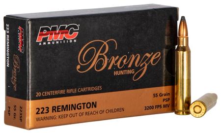 PMC Bronze .223 Remington 55 Grain PSP | 20 Rounds