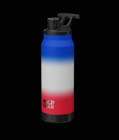 Wyld Gear Mag Flask | 34 Oz Red White & Blue