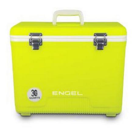 Engel Cooler Dry Box - 30 Quart | Hi Viz Yellow