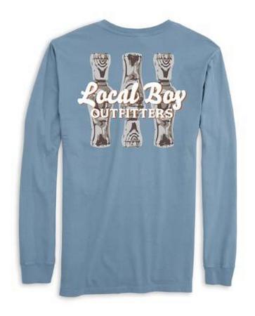 Local Boy Men's LS Triple Reed T Shirt