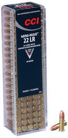 Mini-Mag .22 Long Rifle 40 Grain Round Nose High Velocity