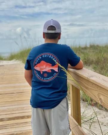 Huck Youth Red Snapper Tshirt