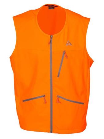 Thacha Blaze Orange Fleece Vest