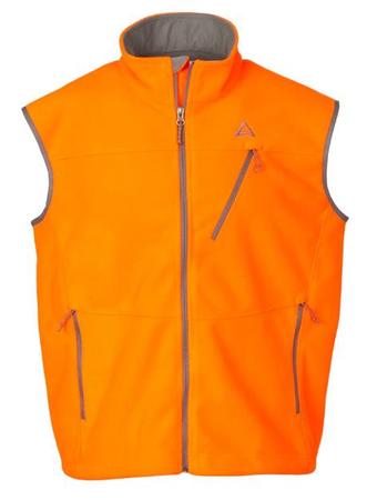 Thacha Orange Fleece Vest