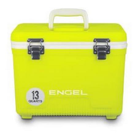 Engel Cooler Dry Box - 13 Quart | Hi Viz Yellow