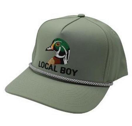 Local Boy Wood Duck Rope Hat