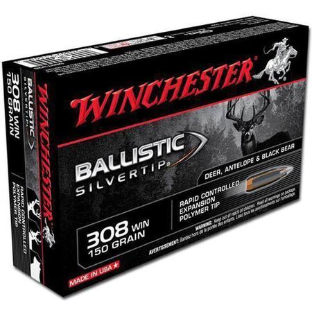 Winchester Ballistic Silvertip .308 Winchester 150 Grain BST JHP | 20 Rounds