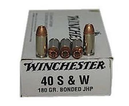 Winchester Best Value 40 Smith & Wesson 180 Grain BJHP| 50 Rounds