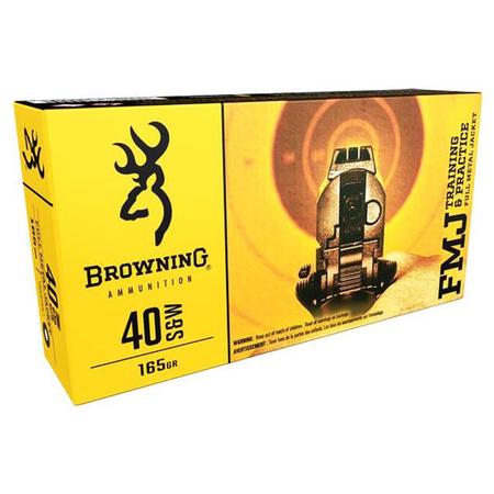 Browning Ammo .40 S&W BPT Target 165 Grain FMJ Box of 50