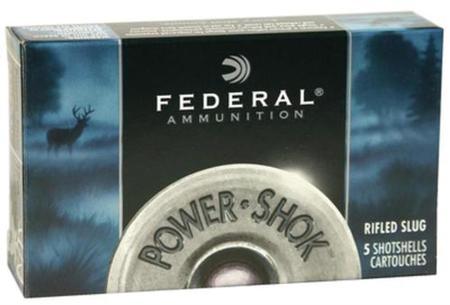 Federal Standard Power-Shok Rifled Slug 12ga 2.75