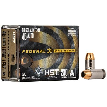 Federal Premium HST .45 ACP Ammo 230 Grain HST JHP