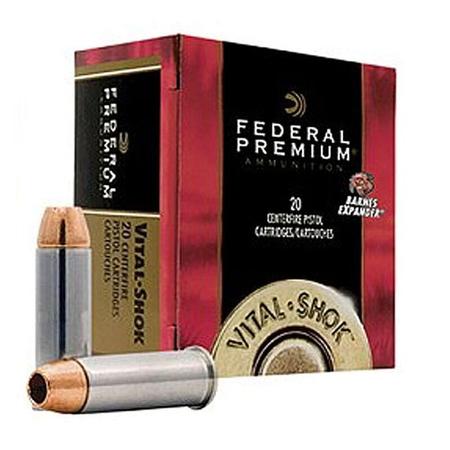 Federal Premium Vital Shok .357 Magnum Ammunition 20 Rounds Barnes Expander 140 Grains