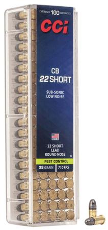 CCI Specialty CB Pest Control 22 Short 29 Grain LRN | 100 Rounds