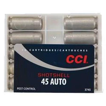 CCI .45 ACP Shotshell Ammunition 10 Rounds #9 Shot 120 Grains