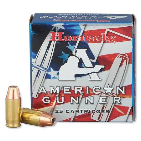 Hornady American Gunner .380 ACP Ammunition 25 Rounds XTP HP 90 Grains 90104