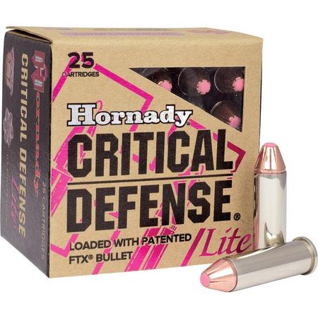 Hornady Critical Defense Lite 9mm Ammo FTX 100 Grains