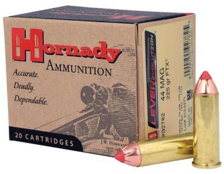 Hornady LEVERevolution 44 Magnum 225 Grain FTX | 20 Rounds