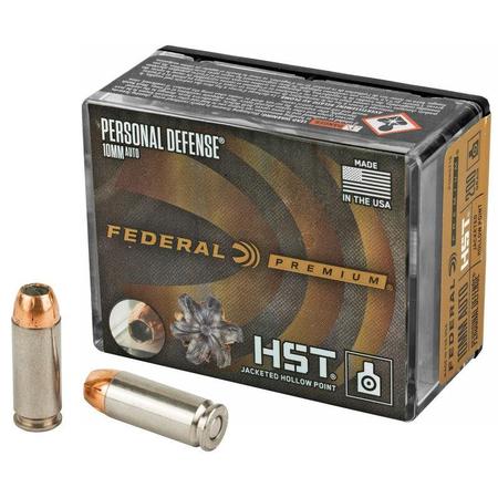 Federal Premium HST 10mm Auto Ammo 200 Grain HST JHP