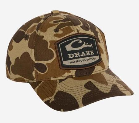 Drake 6 Panel Badge Cap