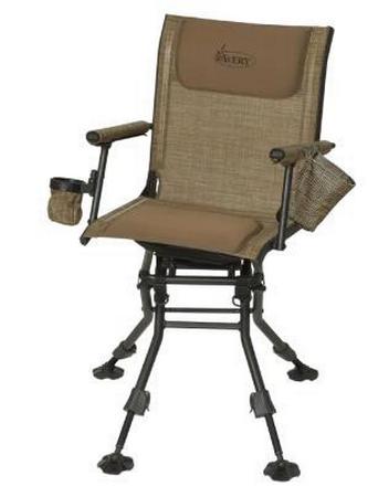 Avery Folding Swivel Chair | Marsh Brown