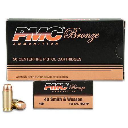 PMC .40 S&W Ammunition 50 Rounds FMJ 165 Grains 40D