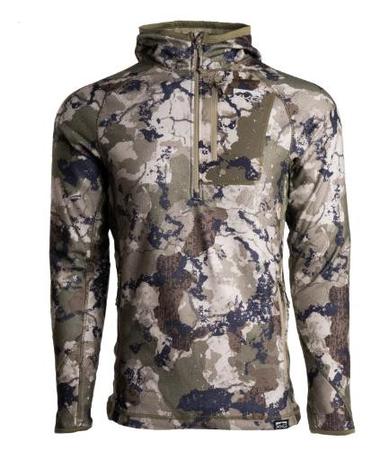 King`s Camo Men's 1/2 Zip Covert Hoodie