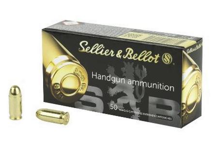 Sellier & Bellot 380 ACP 92 Grain FMJ | 50 Rounds