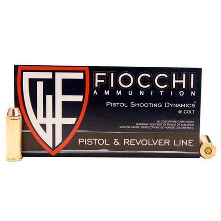 Fiocchi .45 Colt Ammunition 50 Rounds TMJ 255 Grains