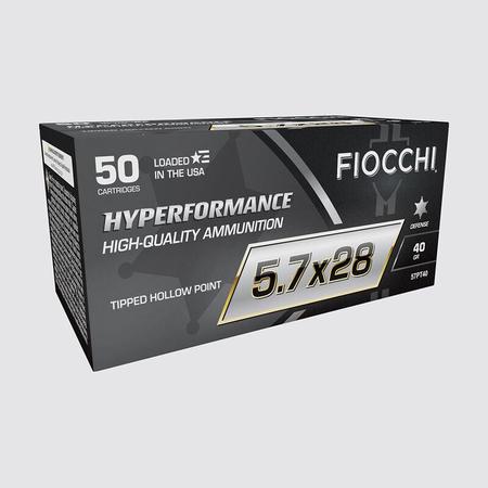 Fiocchi Hyperformance 5.7x28mm Ammunition THP 40 Grain 50 RDS